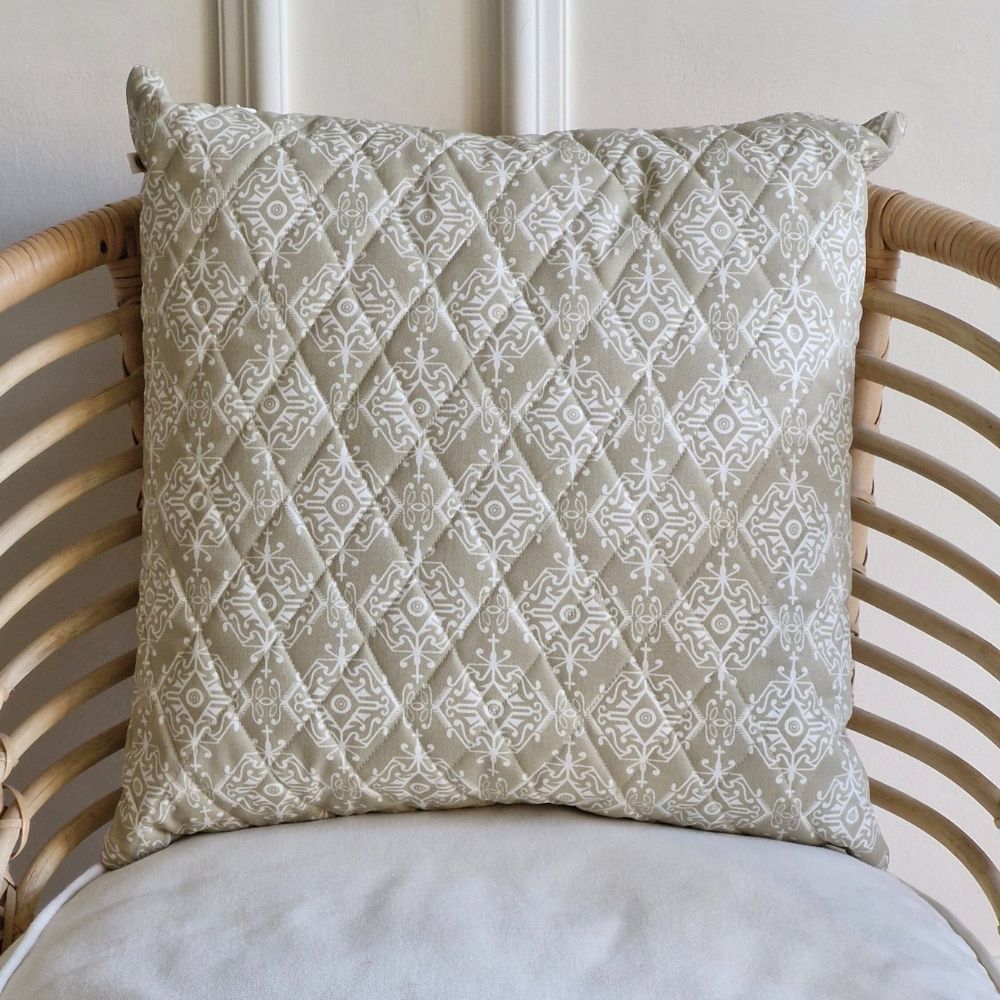 Dholpur Beige Cushion Cover