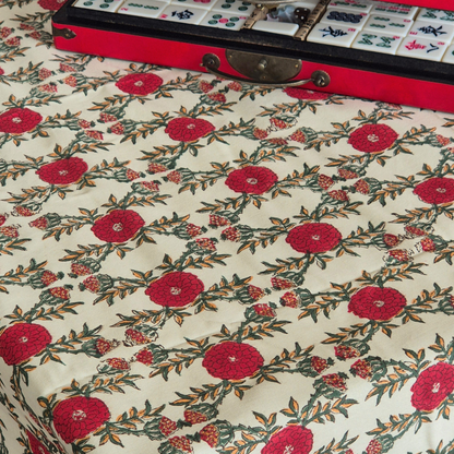 Field of Poppies Mahjong Tablecloth