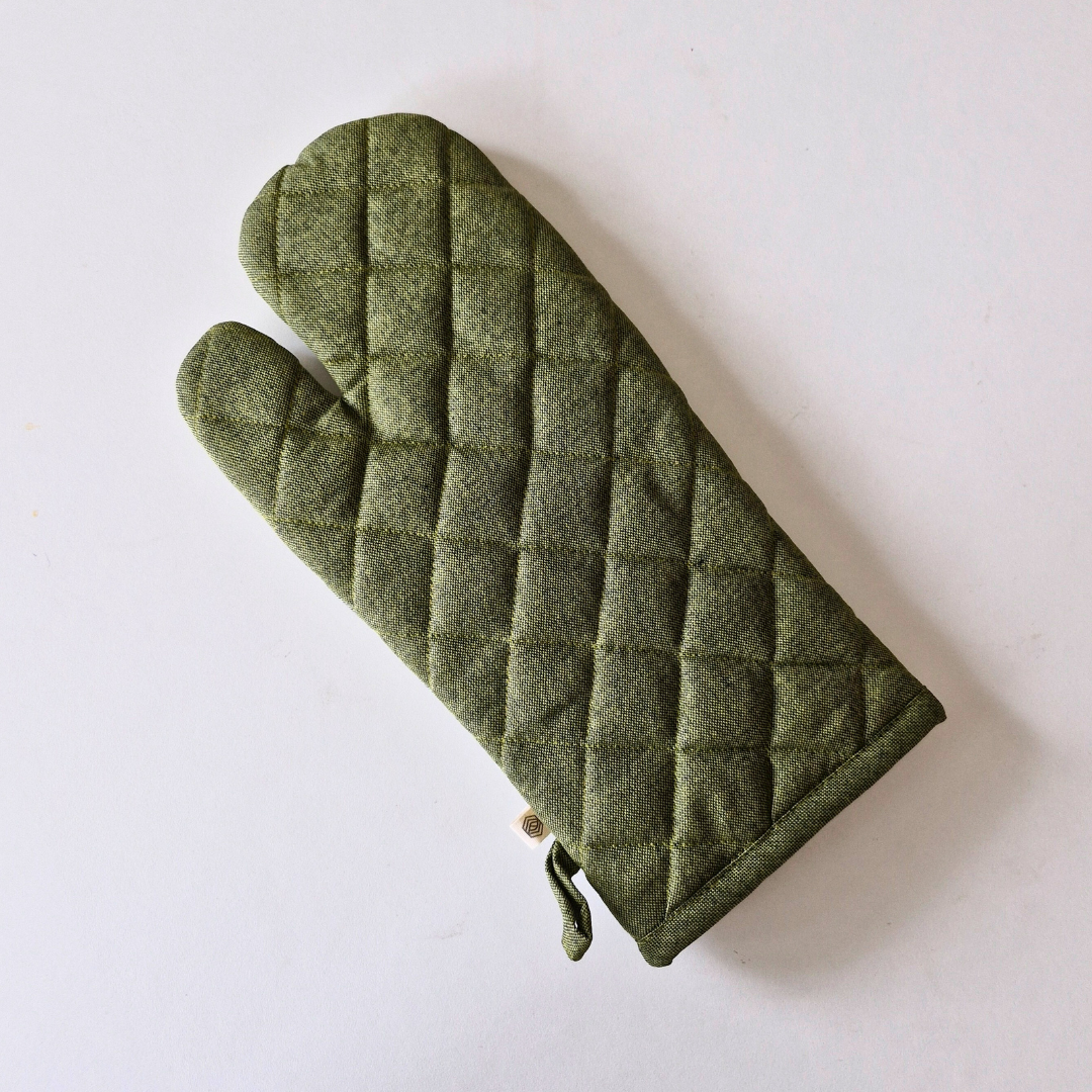 Oven Mitten / Glove - Moss Green