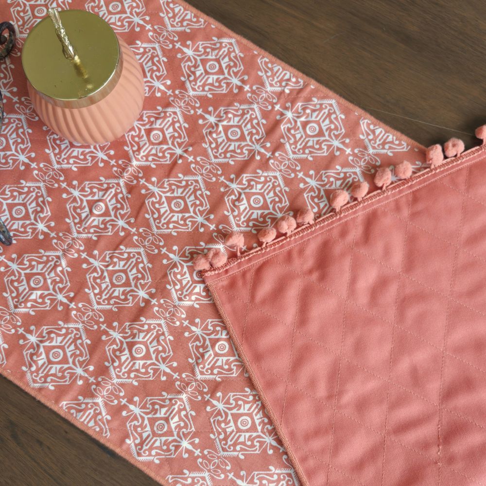 Agra Red Reversible Runner
