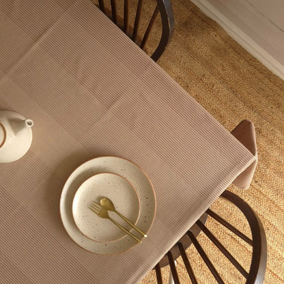 Cinnamon Cream Tablecloth