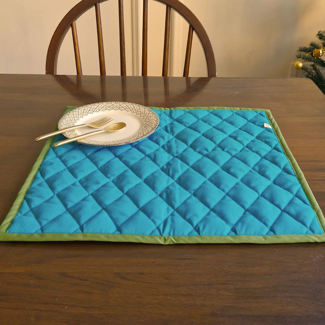 Earth & Sky Tablepad Square (15"X15") Blue Green