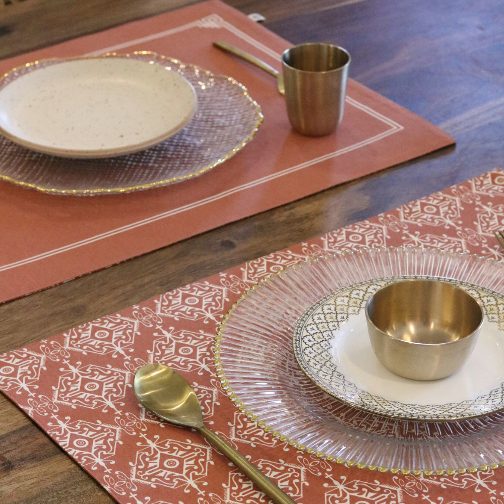 Agra Red Placemats