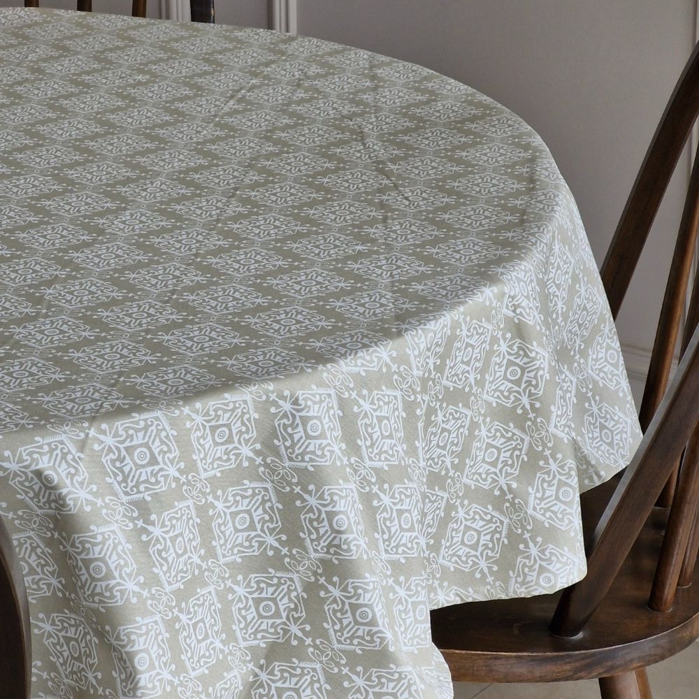 Dholpur Beige Tablecloth