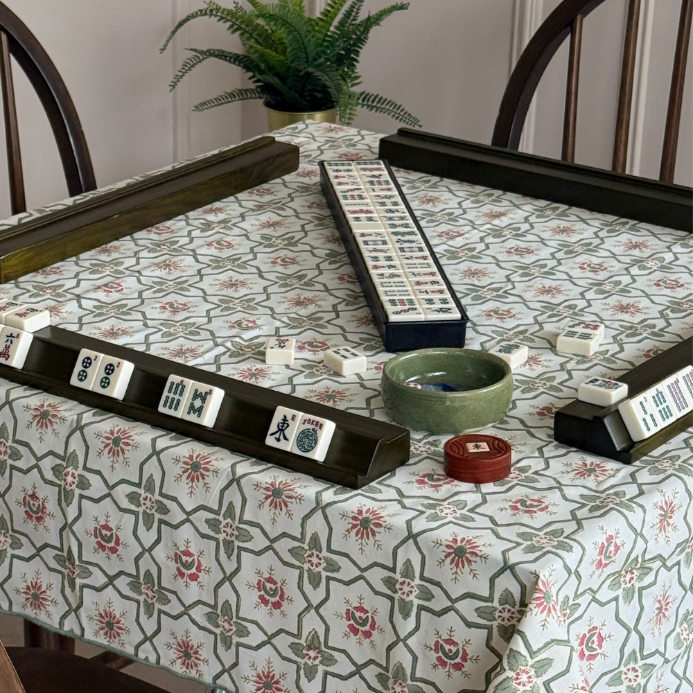 Persian Garden Mahjong Tablecloth