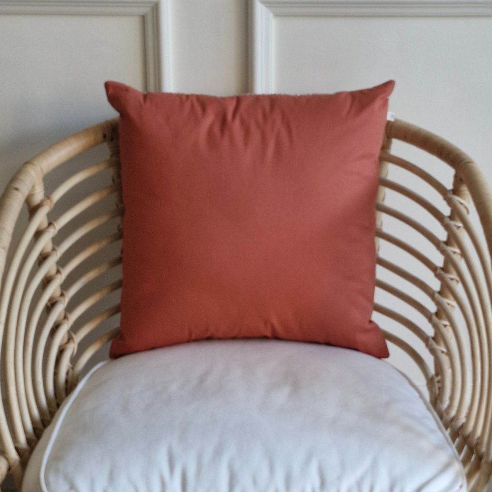 Agra Red Cushion Cover