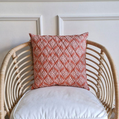 Agra Red Cushion Cover