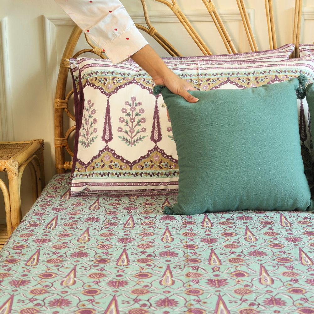 Rosewater & Chestnut Bedsheet