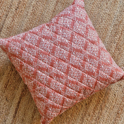 Agra Red Cushion Cover