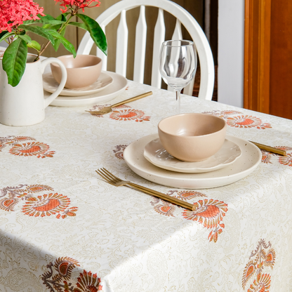 Tangerine Tablecloth