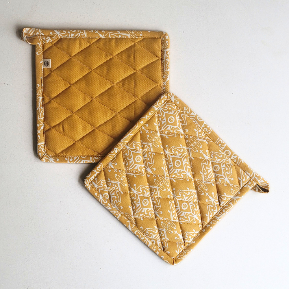 Wipeable & Reversible Pot Holder - Jaisalmer