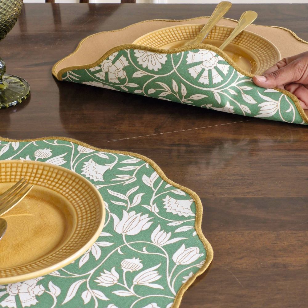 Forest Pine & Tan Placemats