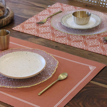 Agra Red Placemats