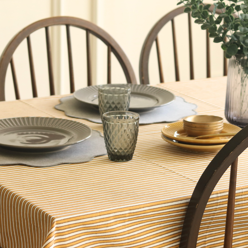 Ochre Mirage Tablecloth