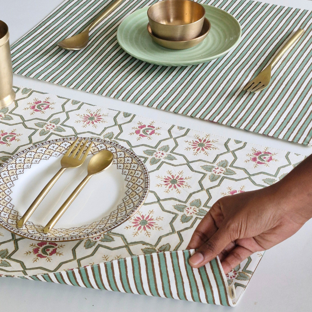Persian Garden - Wipeable / Reversible Placemats