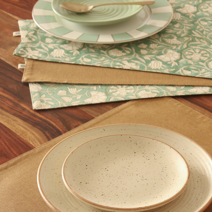 Forest Pine & Tan Placemats