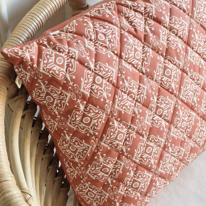 Agra Red Cushion Cover