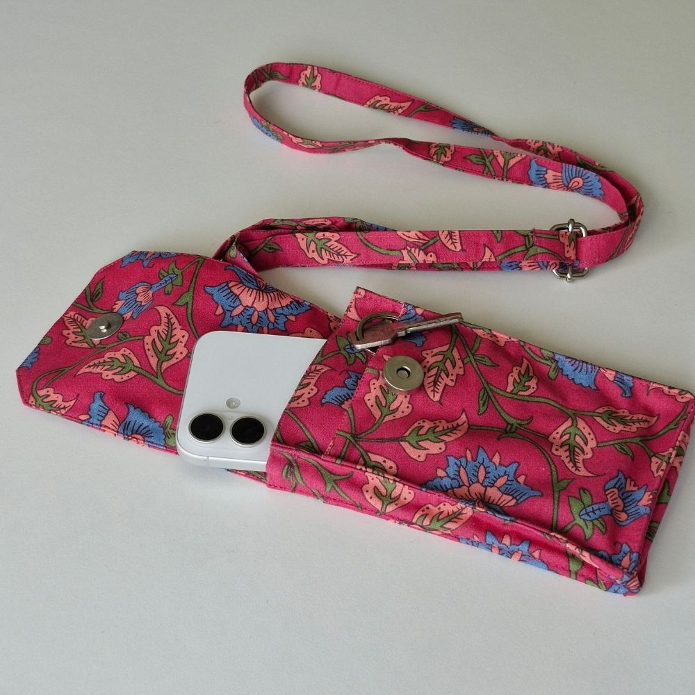 Royal Fuschia Mobile Pouch
