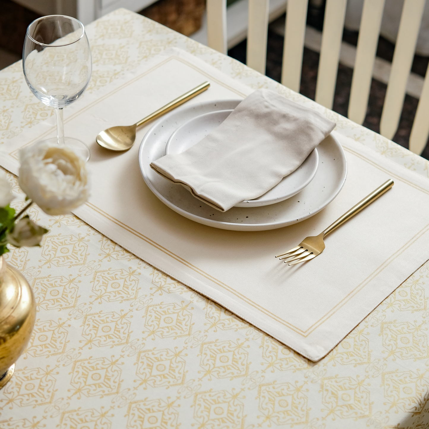 Golden Citrine Tablecloth