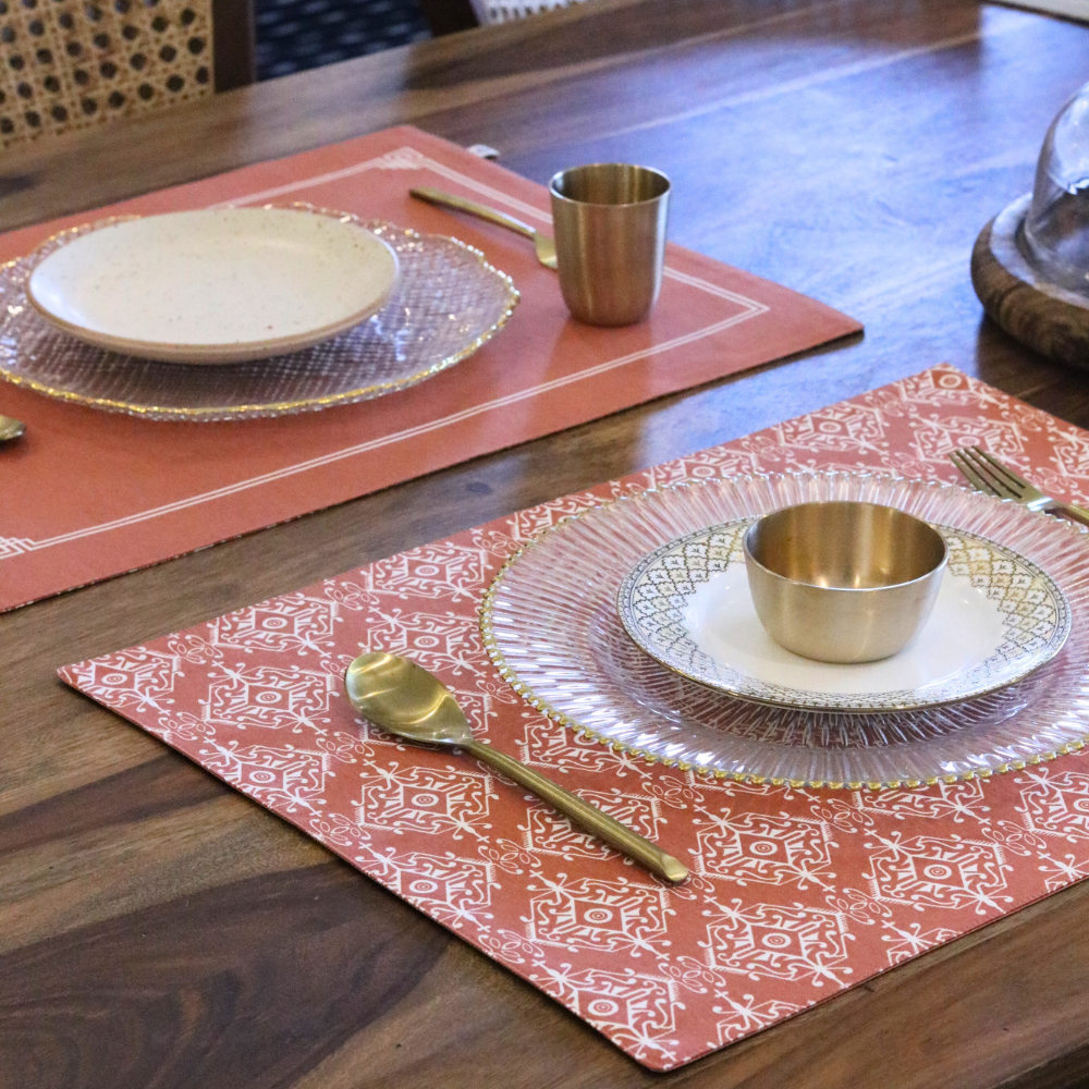 Agra Red Placemats