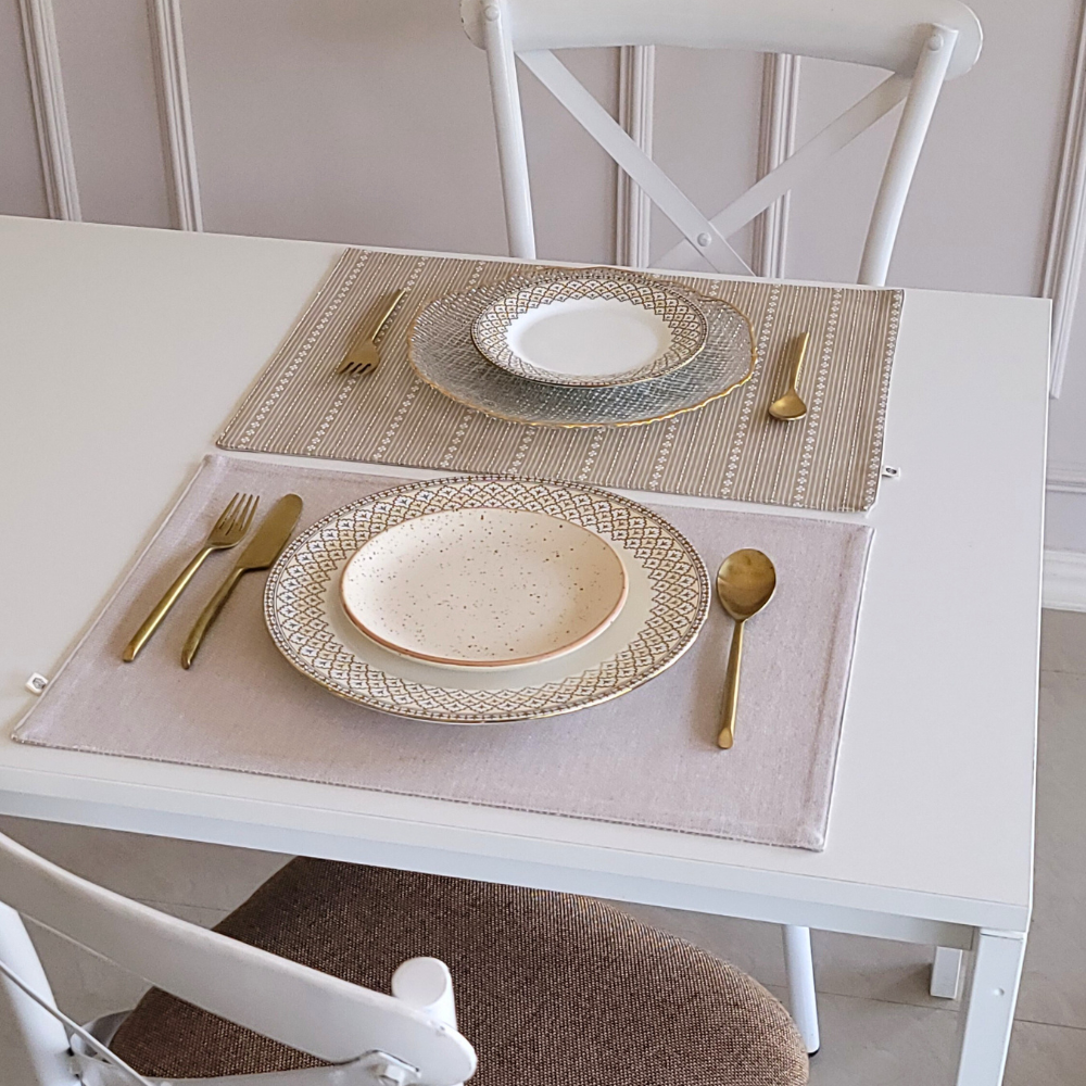 Woven Desert Sand Placemats