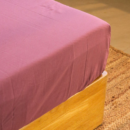 Solid Mauve Bedsheet