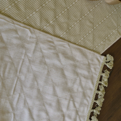 Woven Desert Sand Reversible Runner