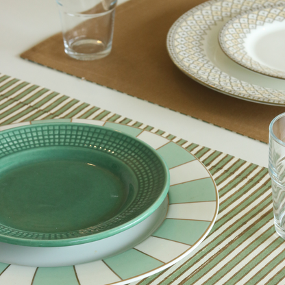 Sage Mirage & Tan Placemats