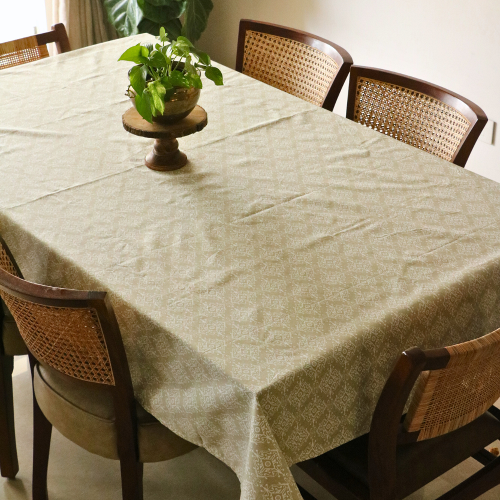 Dholpur Beige Tablecloth