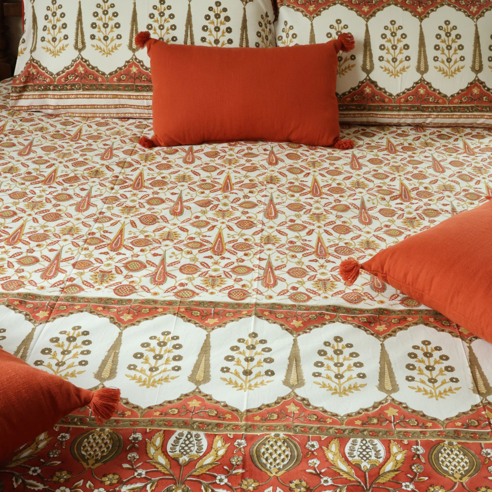 Cappadocia Clay Bedsheet