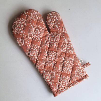 Oven Mitten / Glove - Agra Red Agra Red