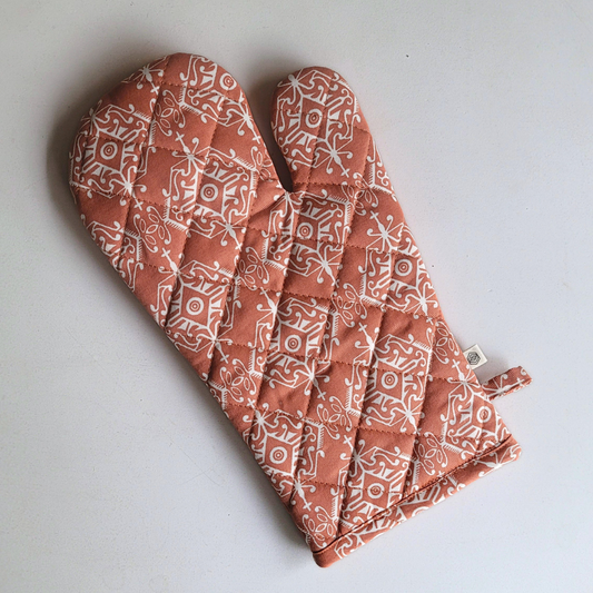 Oven Mitten / Glove - Agra Red
