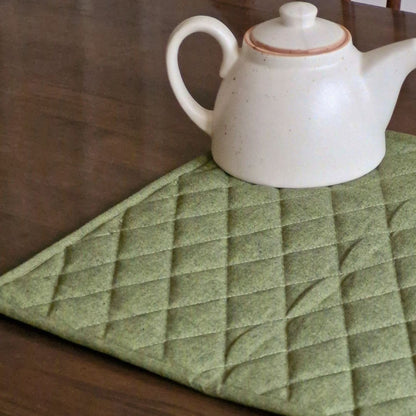 Woven Moss Green Tablepad