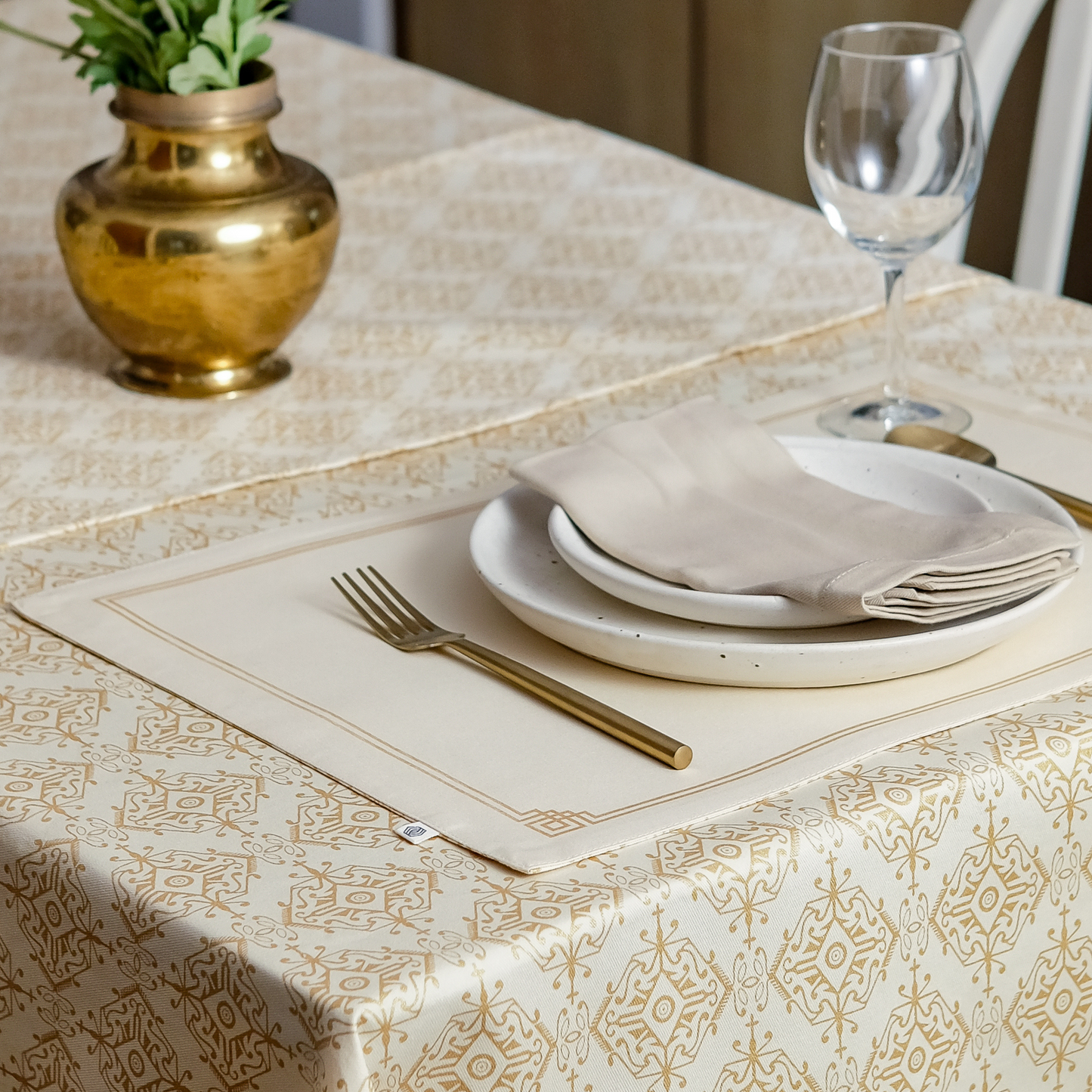 Golden Citrine Tablecloth