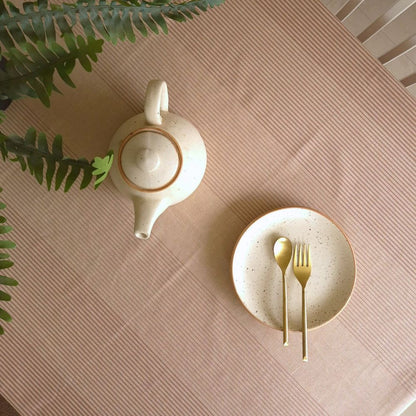 Cinnamon Cream Tablecloth
