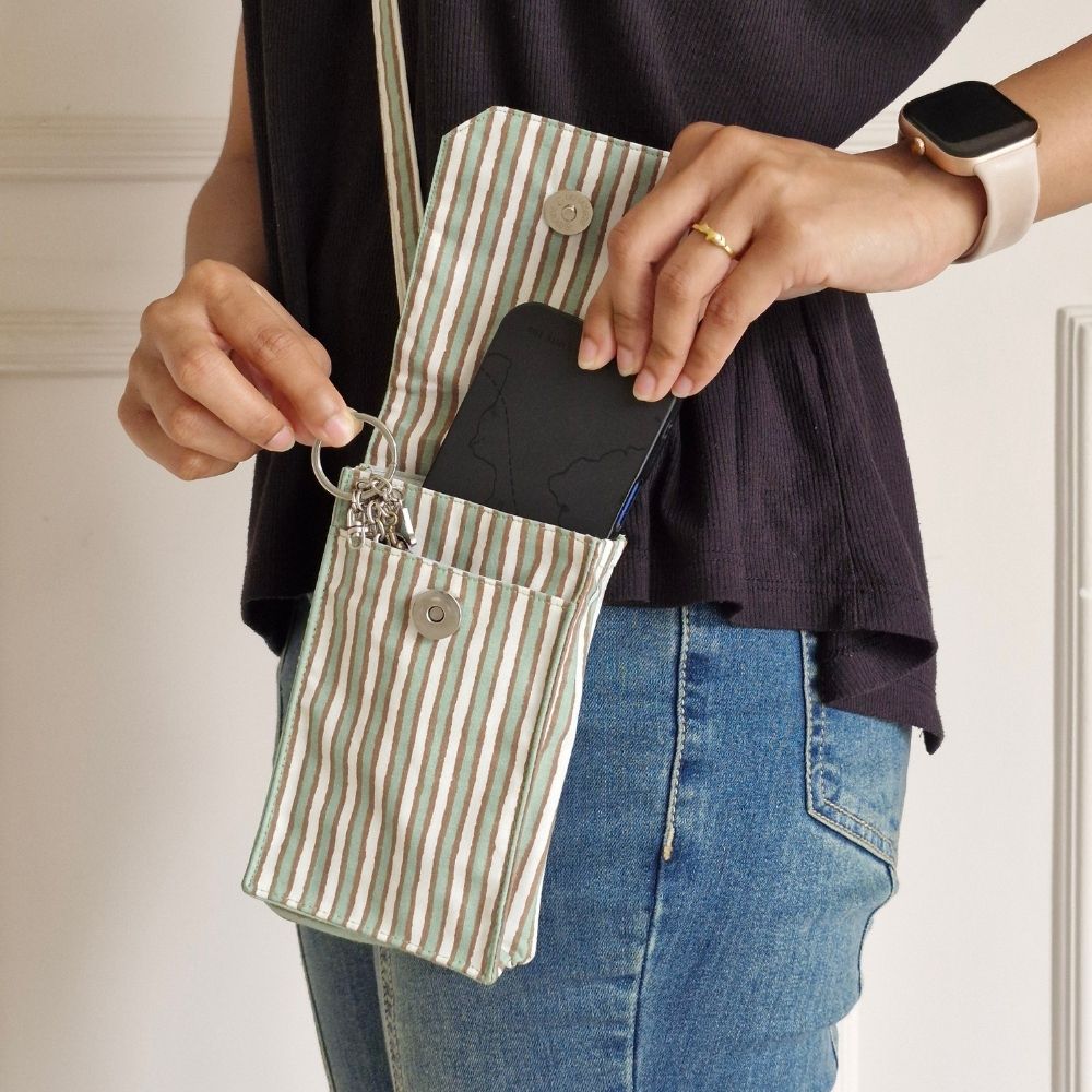 Sage Mirage Mobile Pouch