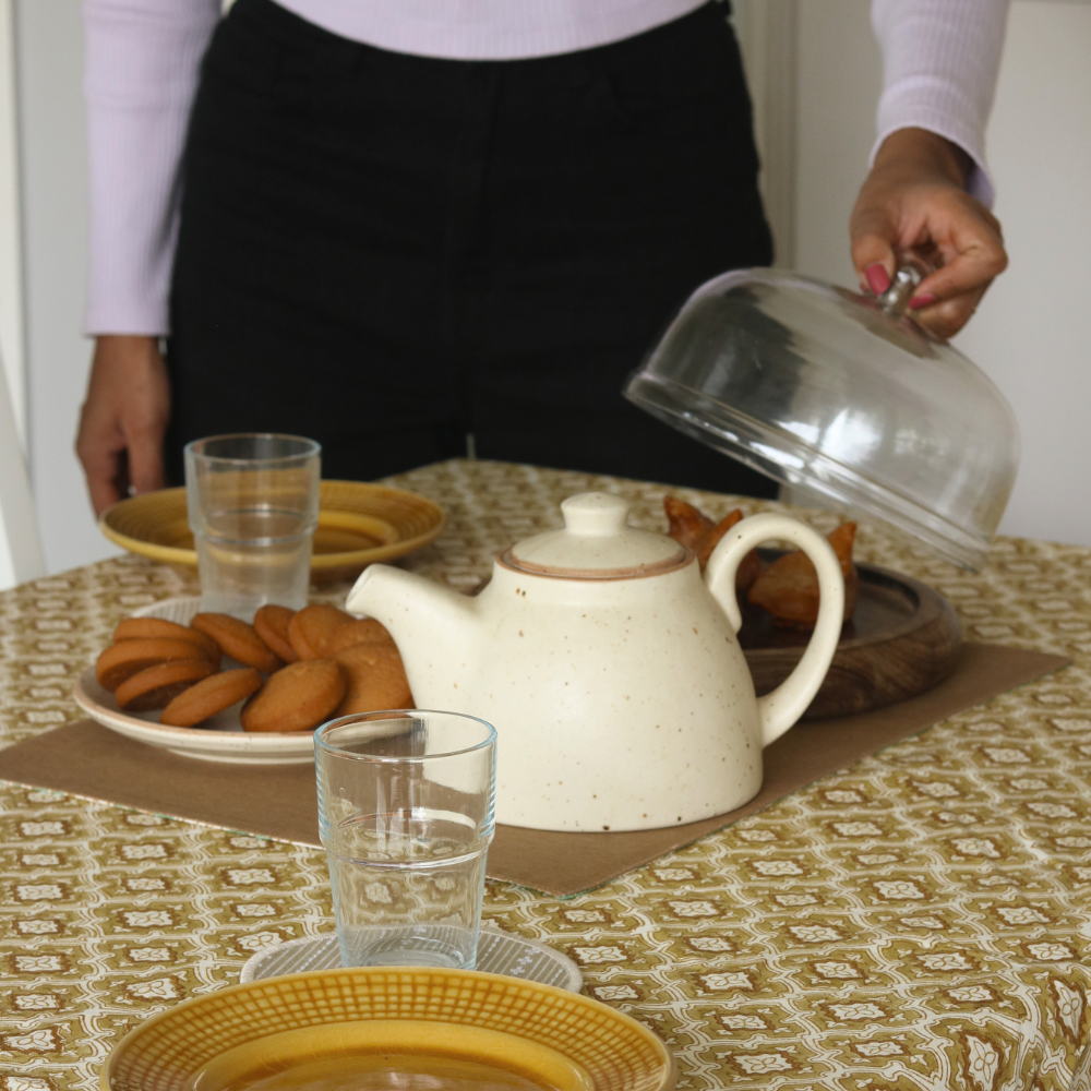 Chai & Toast Tablecloth