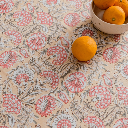 Blushing Meadows Tablecloth - Deep Tone