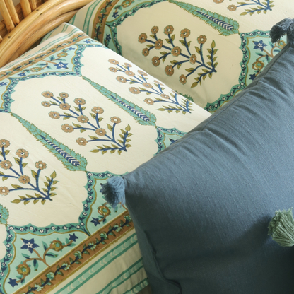 Fable In Teal Bedsheet