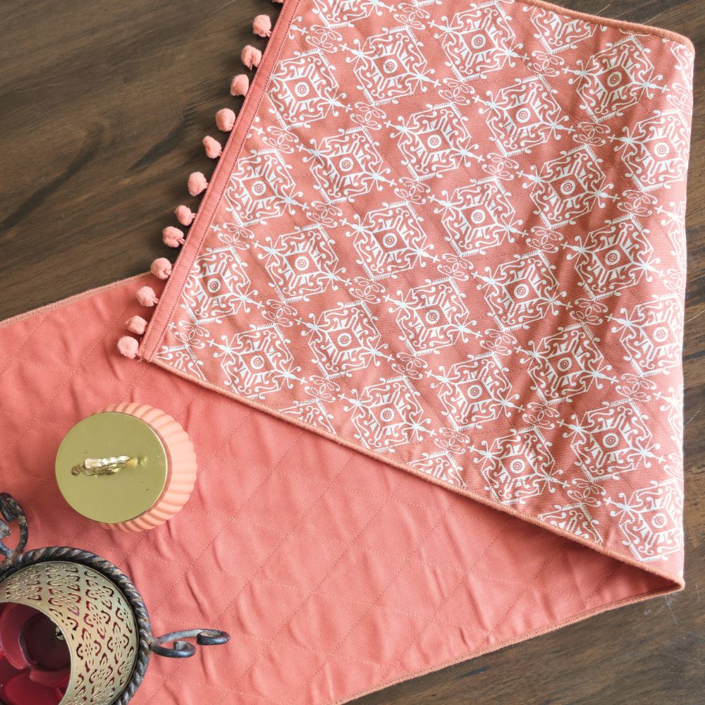 Agra Red Reversible Runner