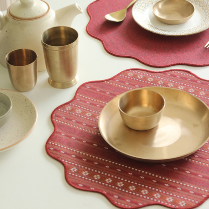 Woven Ruby Red Placemats