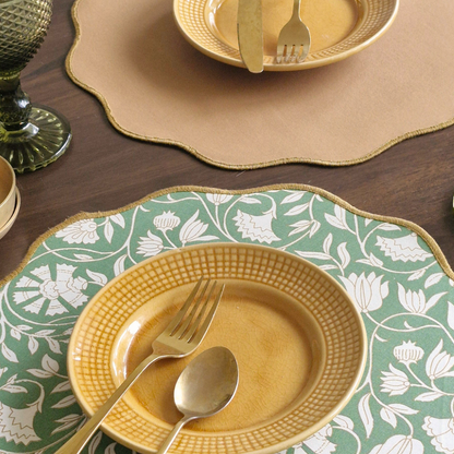 Forest Pine & Tan Placemats