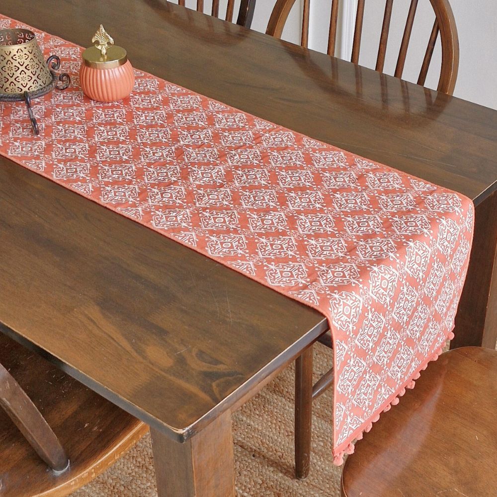 Agra Red Reversible Runner