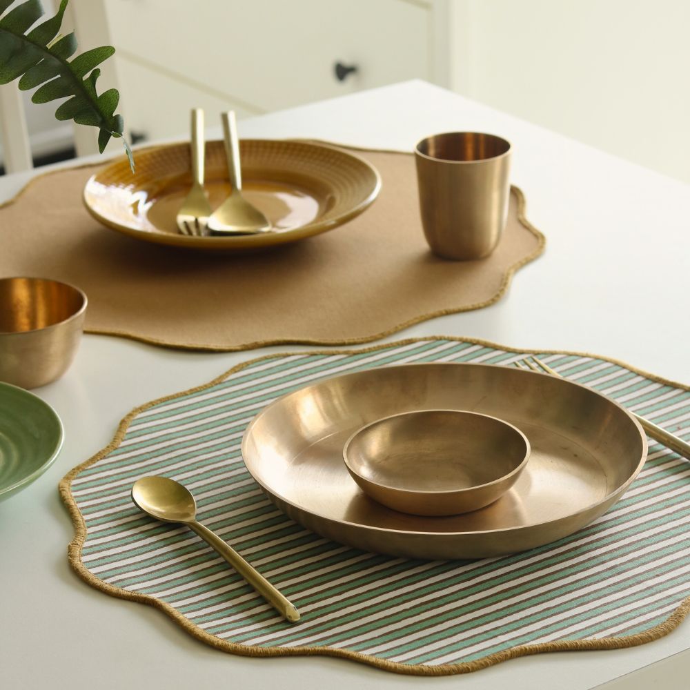 Sage Mirage & Tan Placemats