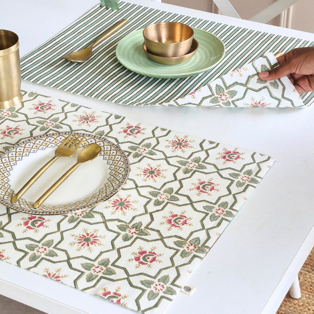 Persian Garden - Wipeable / Reversible Placemats