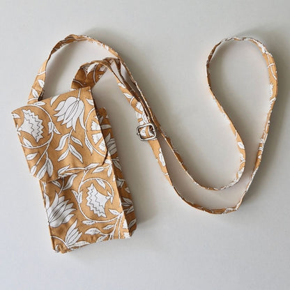 Mustard Fields Mobile Pouch