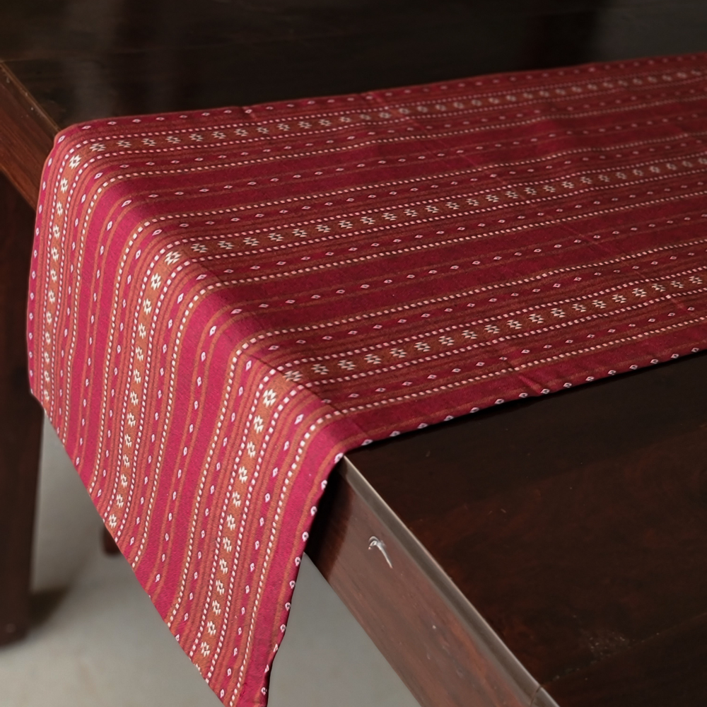 Woven Ruby Red Runner