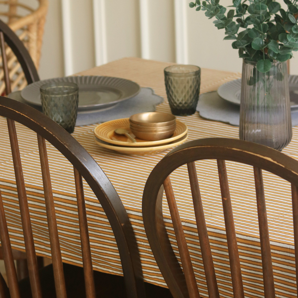 Ochre Mirage Tablecloth