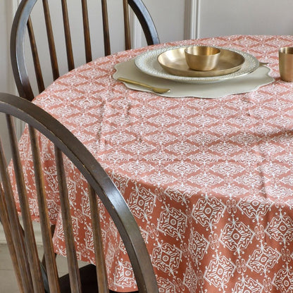 Agra Red Tablecloth