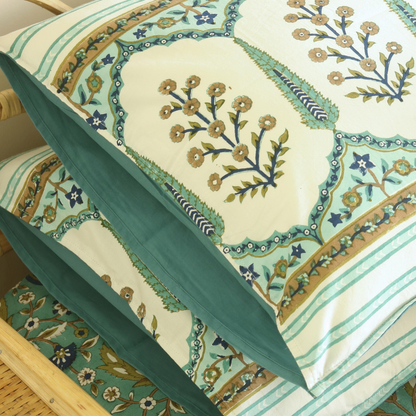 Fable In Teal Bedsheet